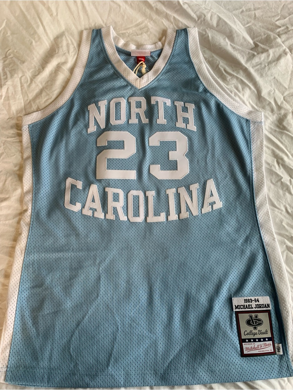 Mitchell & Ness Authentic Michael Jordon #23 North Carolina Jersey NWT